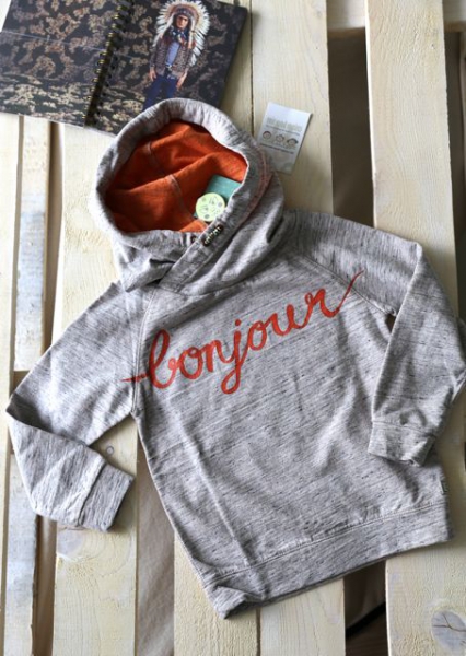 SCOTCH SHRUNK  - Hoodie "bonjour"