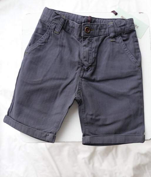 Mini A Ture - chino shorts CORNELIS ombre blue
