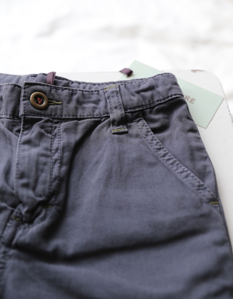 Mini A Ture - chino shorts CORNELIS ombre blue