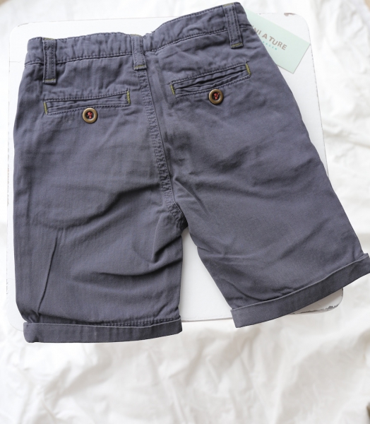 Mini A Ture - chino shorts CORNELIS ombre blue