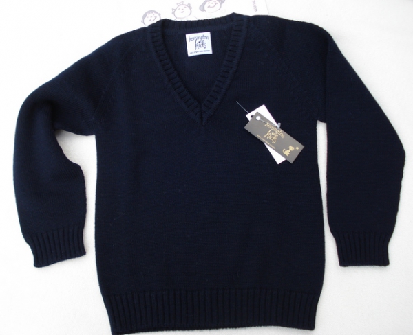 KENSINGTON KIDS    Merino-Pullover mit V-Ausschnitt