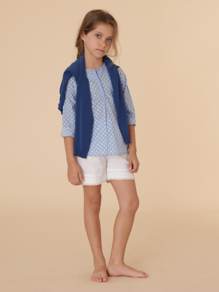 nice things mini - "polka dots" patch shirt