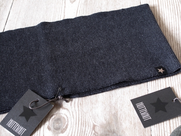 Huttelihut - neck tube in dark grey