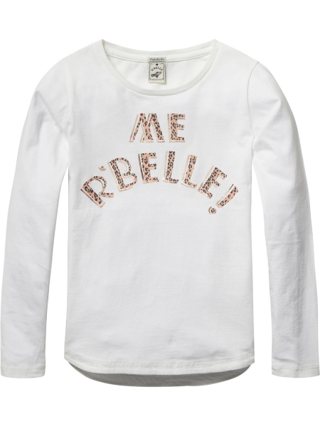 Scotch R'Belle - tee with artworks in heavy jersey
