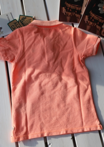 SCOTCH SHRUNK - Piquee Poloshirt in neon peach