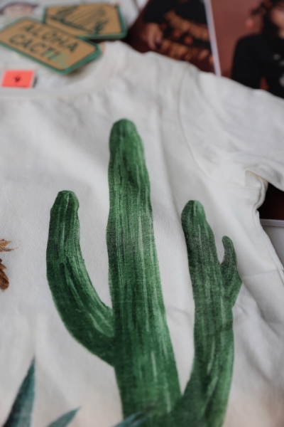 Scotch Shrunk - tee with photoprint and dip dye