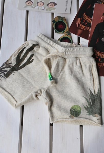 SCOTCH SHRUNK - Sweatshorts mit Kaktusprint