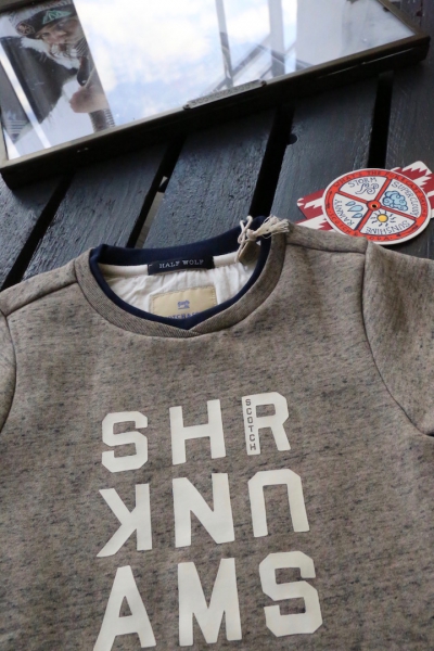 Scotch Shrunk - longer length crewneck sweat with artworks