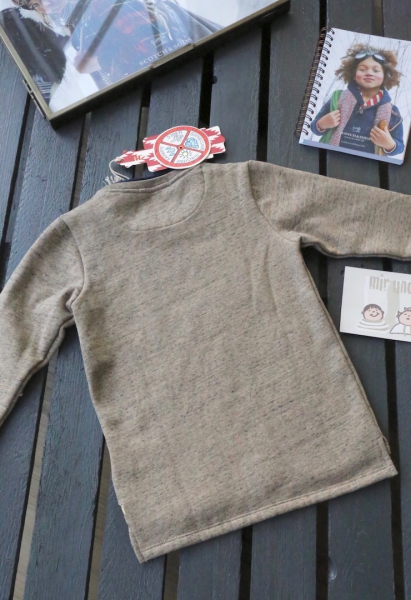 Scotch Shrunk - longer length crewneck sweat with artworks