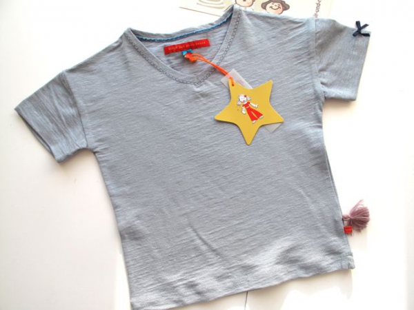 BENGH per Principesse - Leinen T-Shirt hellblau