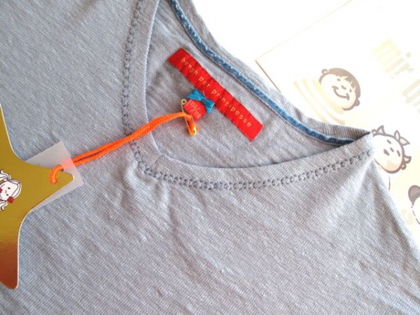 BENGH per Principesse - Leinen T-Shirt hellblau
