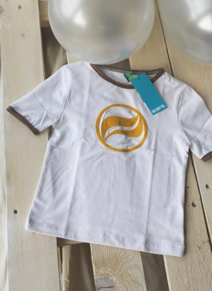 Bor*z  - T-Shirt mit Logo in weiss